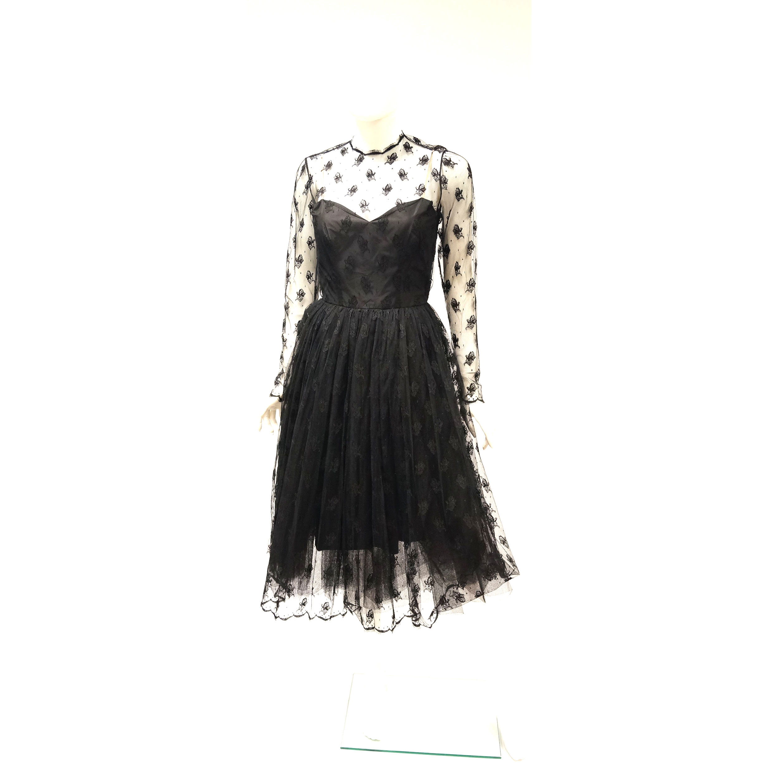 Vintage Black Frances Epstein Party Dress