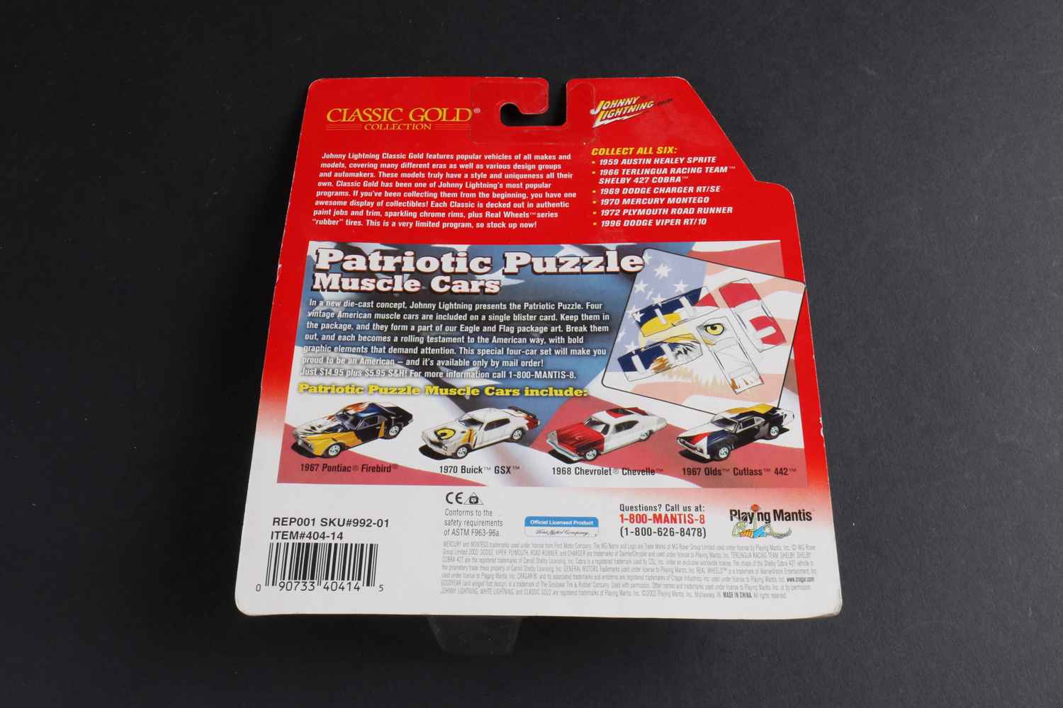 Johnny Lightning "Pro Collector Series" Cars in Original Packaging