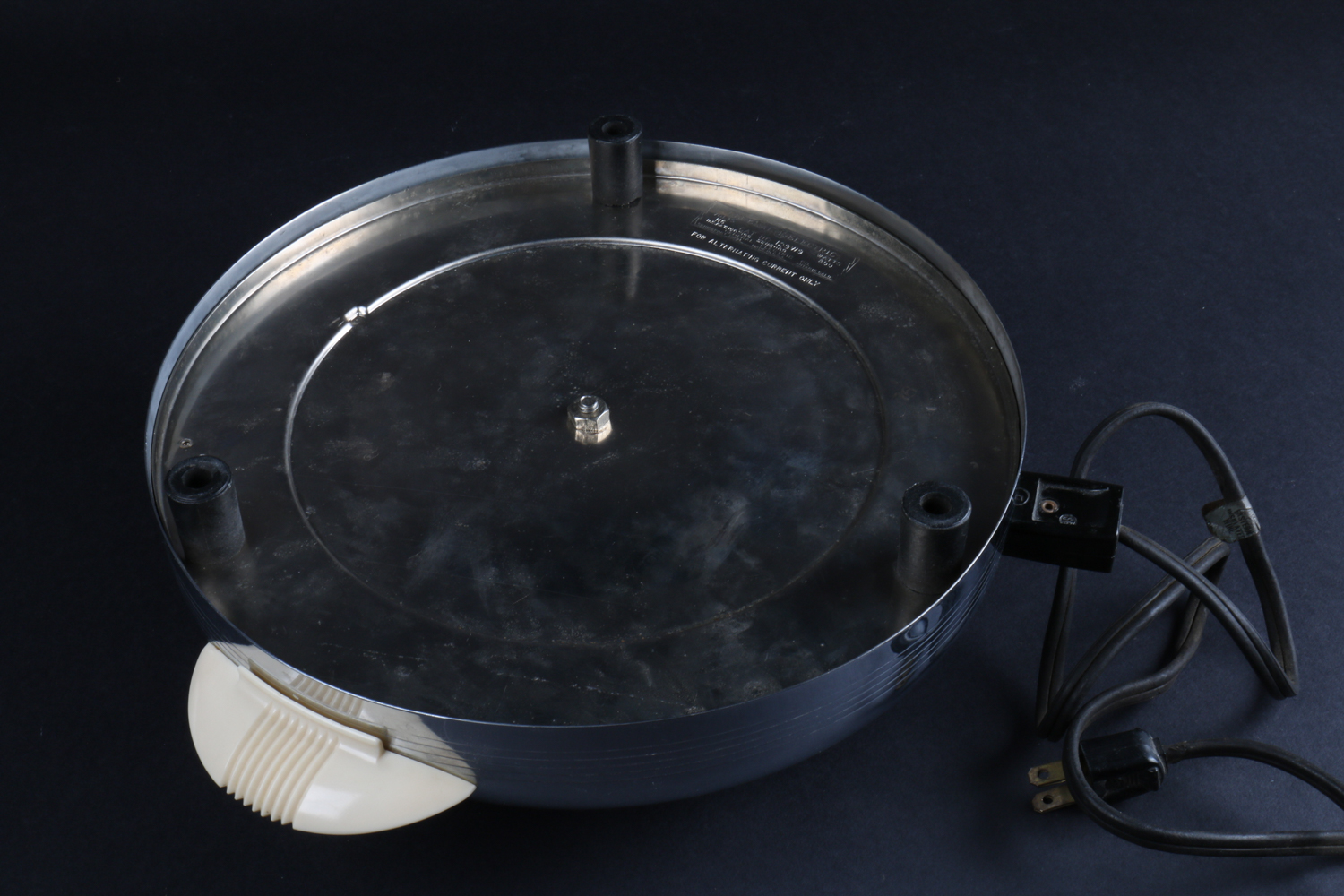 Vintage 1950s General Electric Chrome Waffle Iron