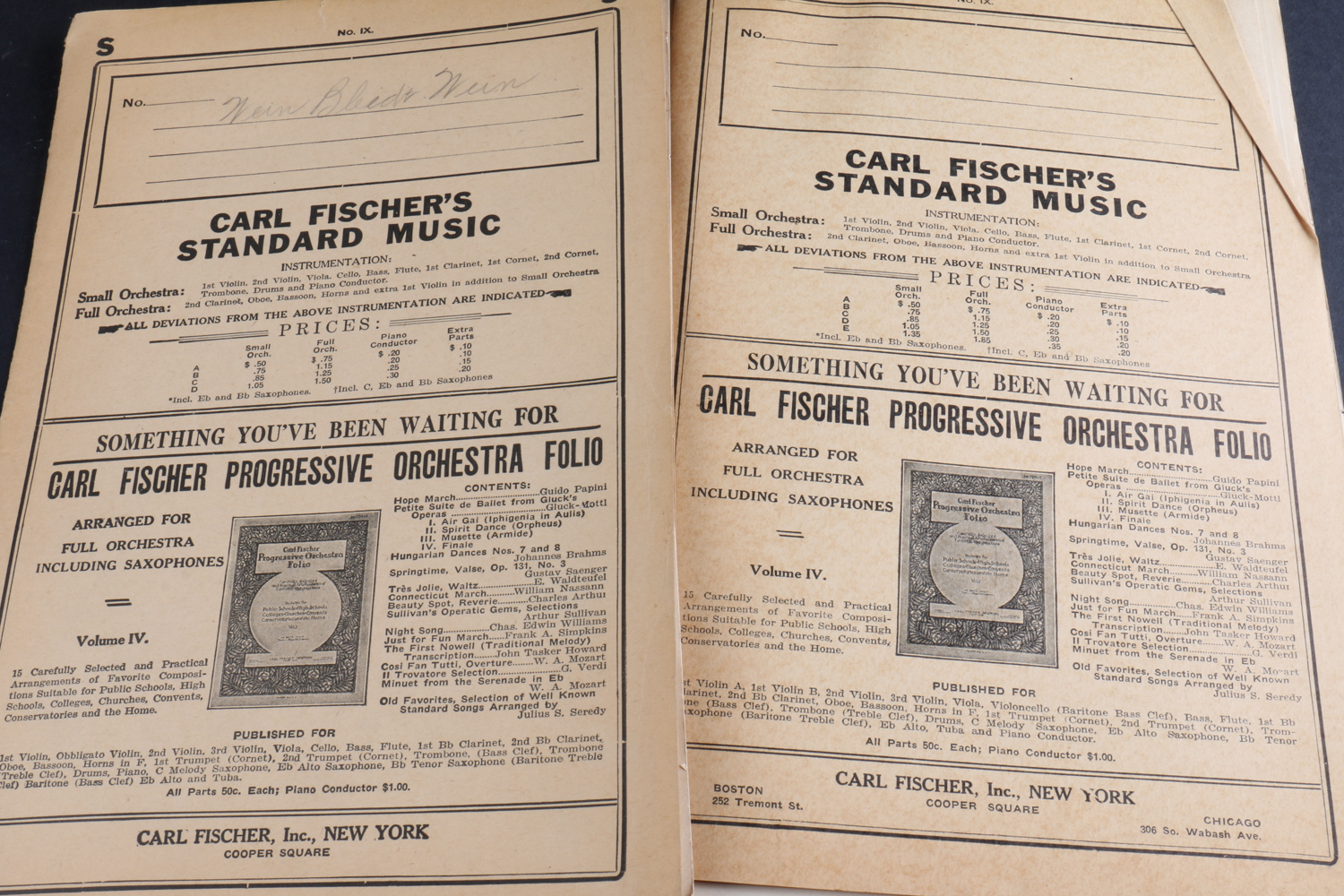 Vintage Sheet Music Collection