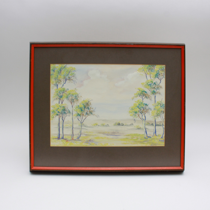 Roma Winmar Yibiyung Signed Watercolor Painting