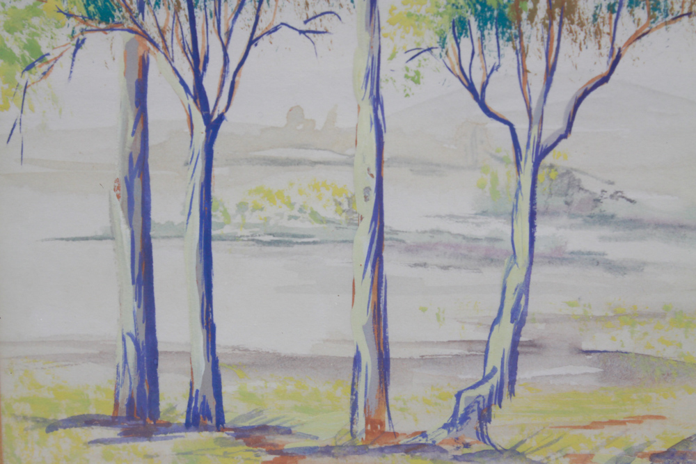 Roma Winmar Yibiyung Signed Watercolor Painting