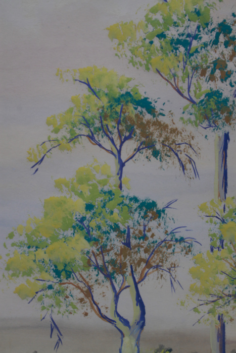 Roma Winmar Yibiyung Signed Watercolor Painting