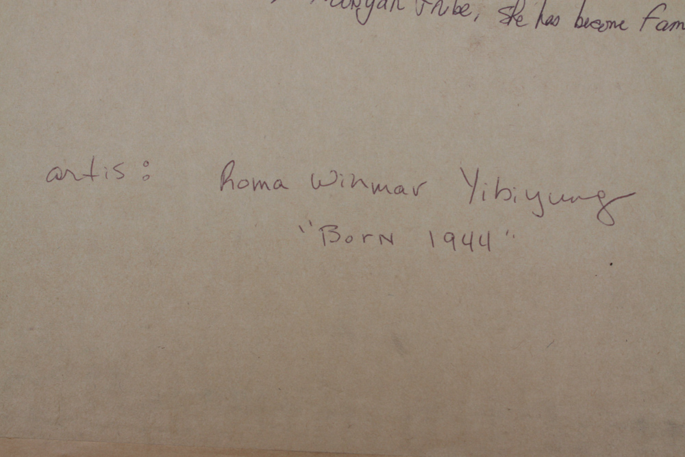 Roma Winmar Yibiyung Signed Watercolor Painting