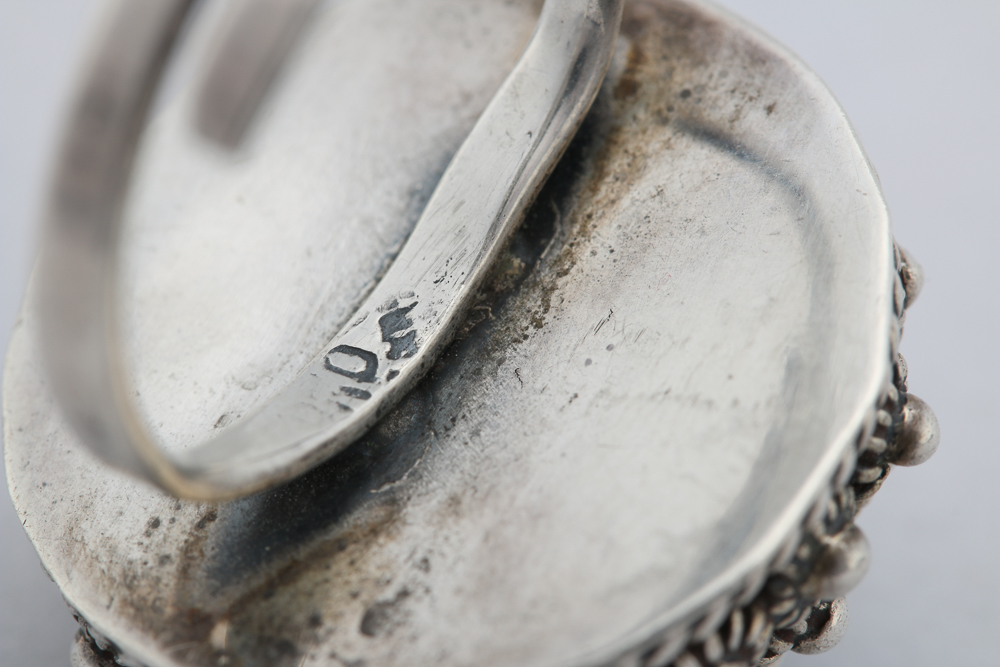 Sterling Silver Turquoise Ring and Earrings