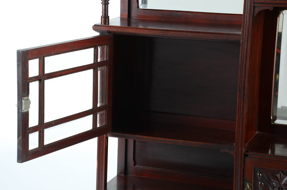 Anglo-Japanese Style Mahogany Eastlake Etagere