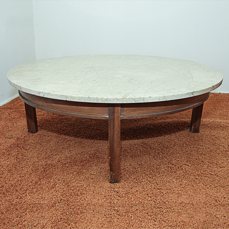 Vintage Italian Marble Top Coffee Table EBTH