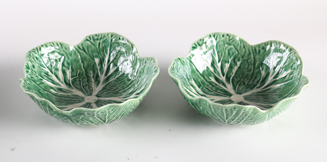 Set of Cabbage Leaf Serving Dishes