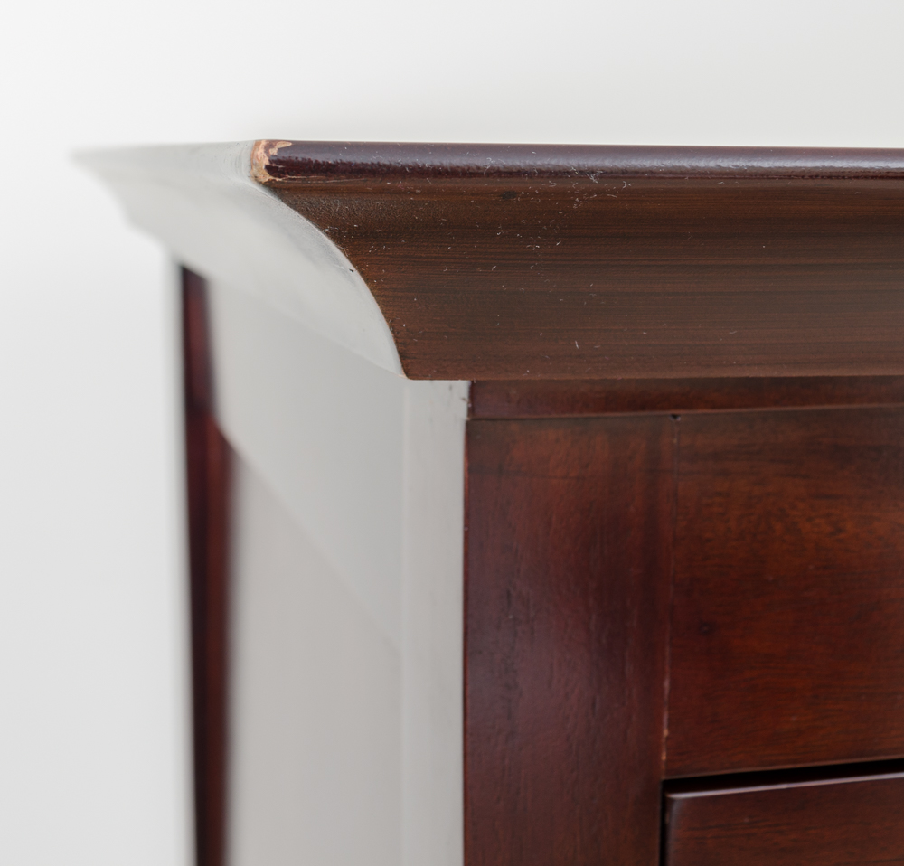 Contemporary Five-Drawer Tall Dresser