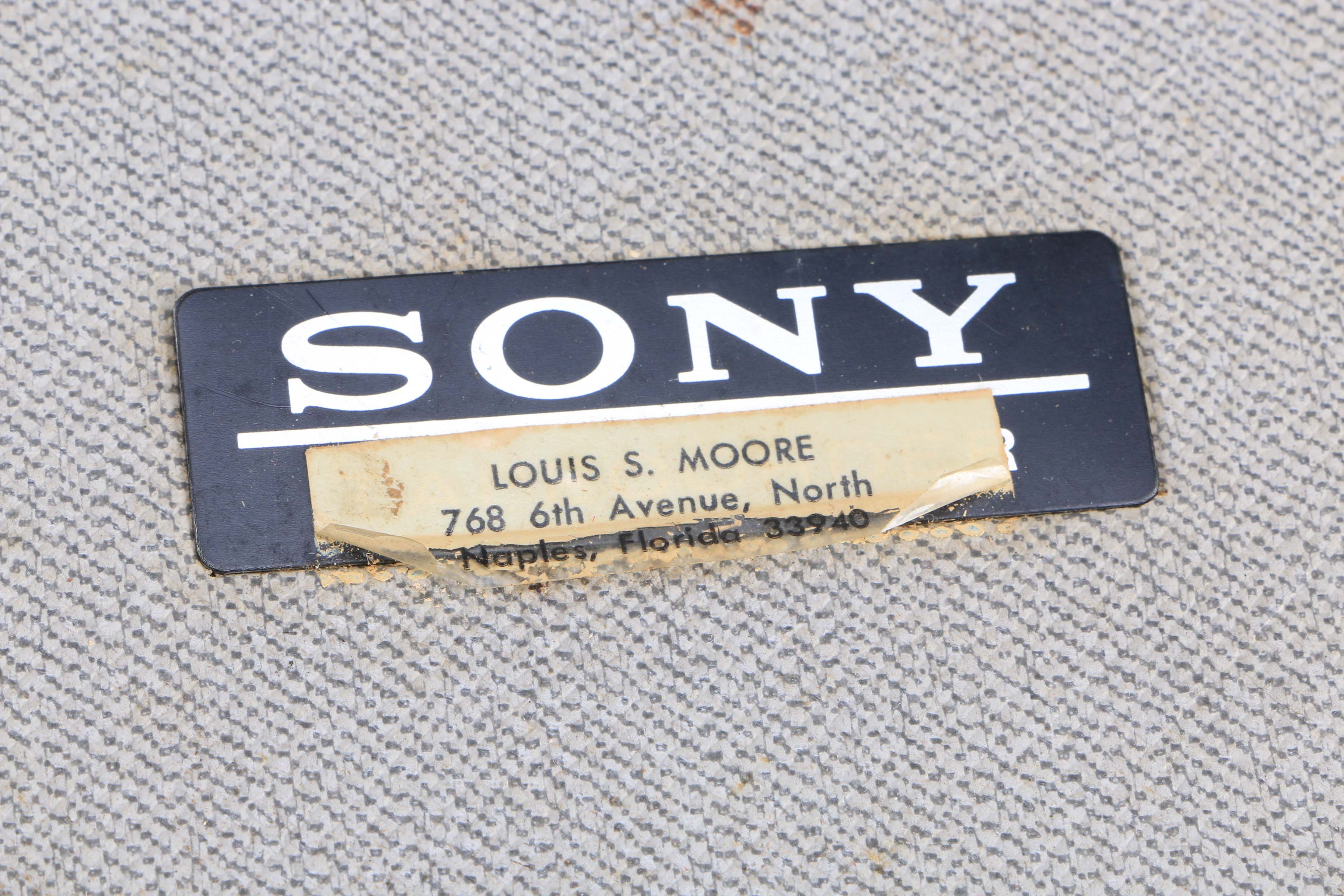 Sony TC-105 Reel-To-Reel Tapecorder