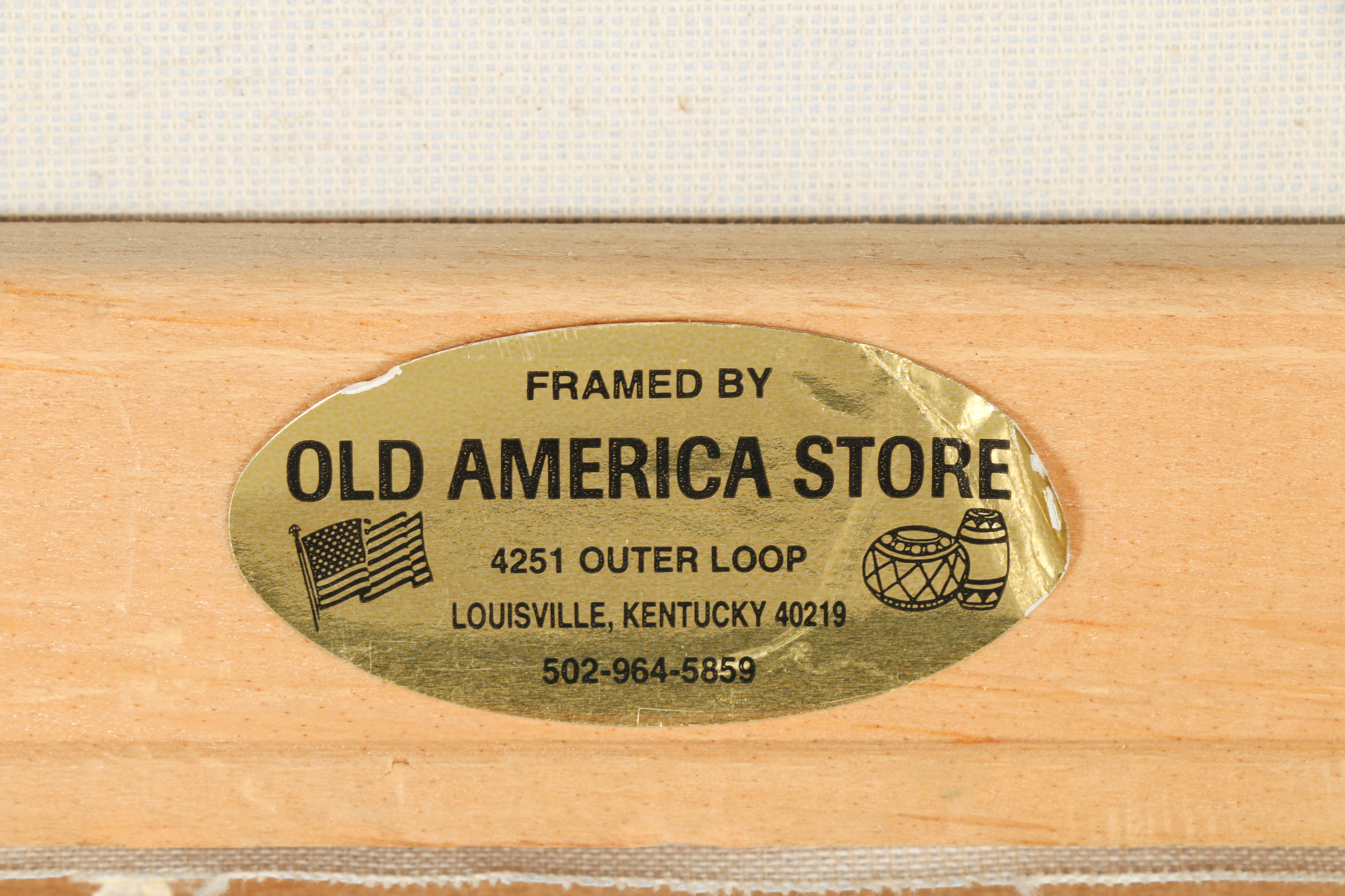 Lucas Signed Oil Painting of Parisian Street Scene