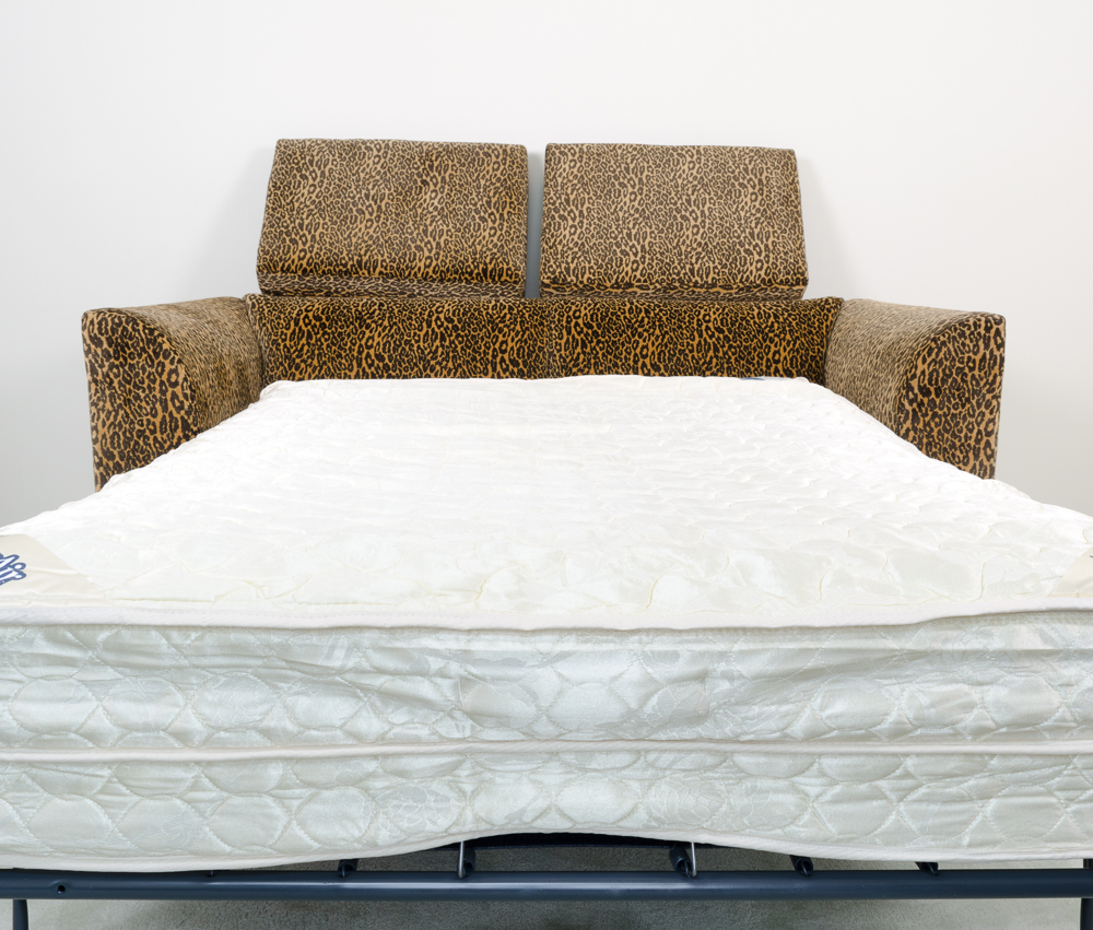 Contemporary Leopard Print Sleeper Sofa by La-Z-Boy