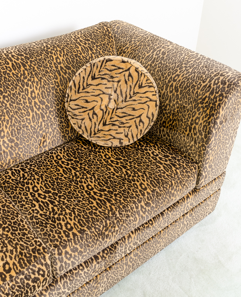 Contemporary Leopard Print Sleeper Sofa by La-Z-Boy