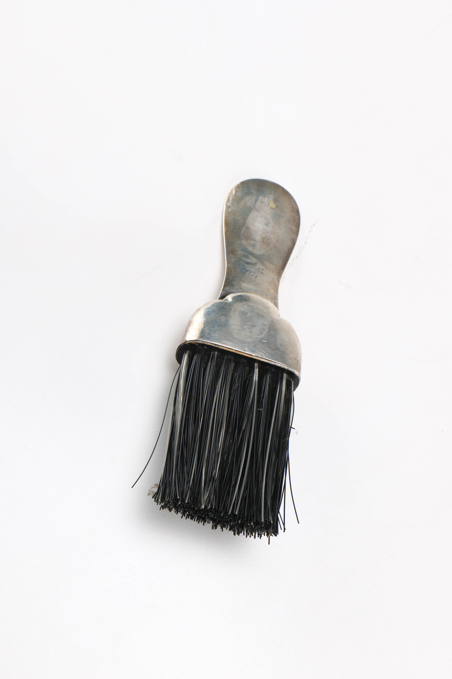 Sterling Silver Salt and Pepper Shakers with Gorham Shoe Brush