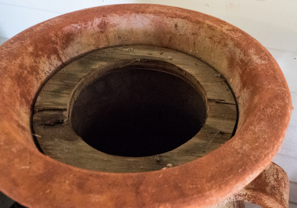 Pair of Large Terracotta Amphora Urns