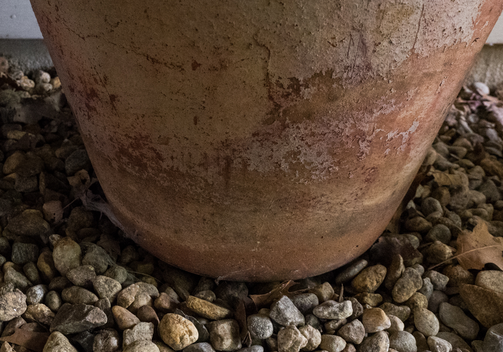 Pair of Large Terracotta Amphora Urns