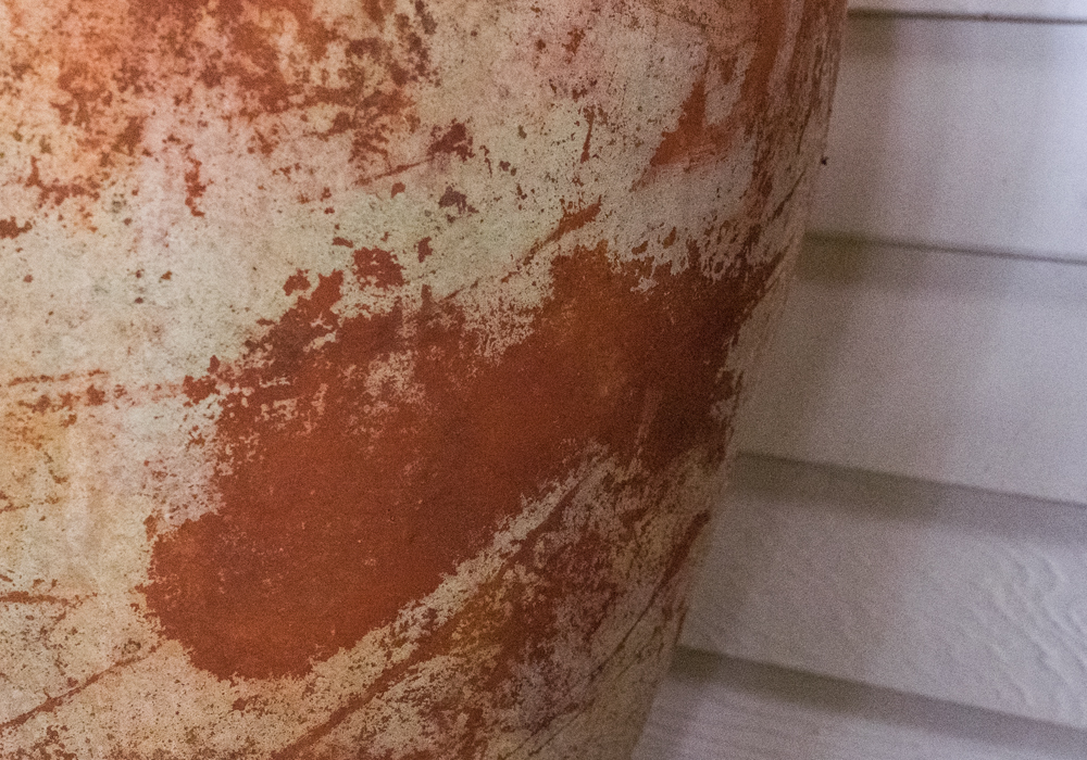 Pair of Large Terracotta Amphora Urns