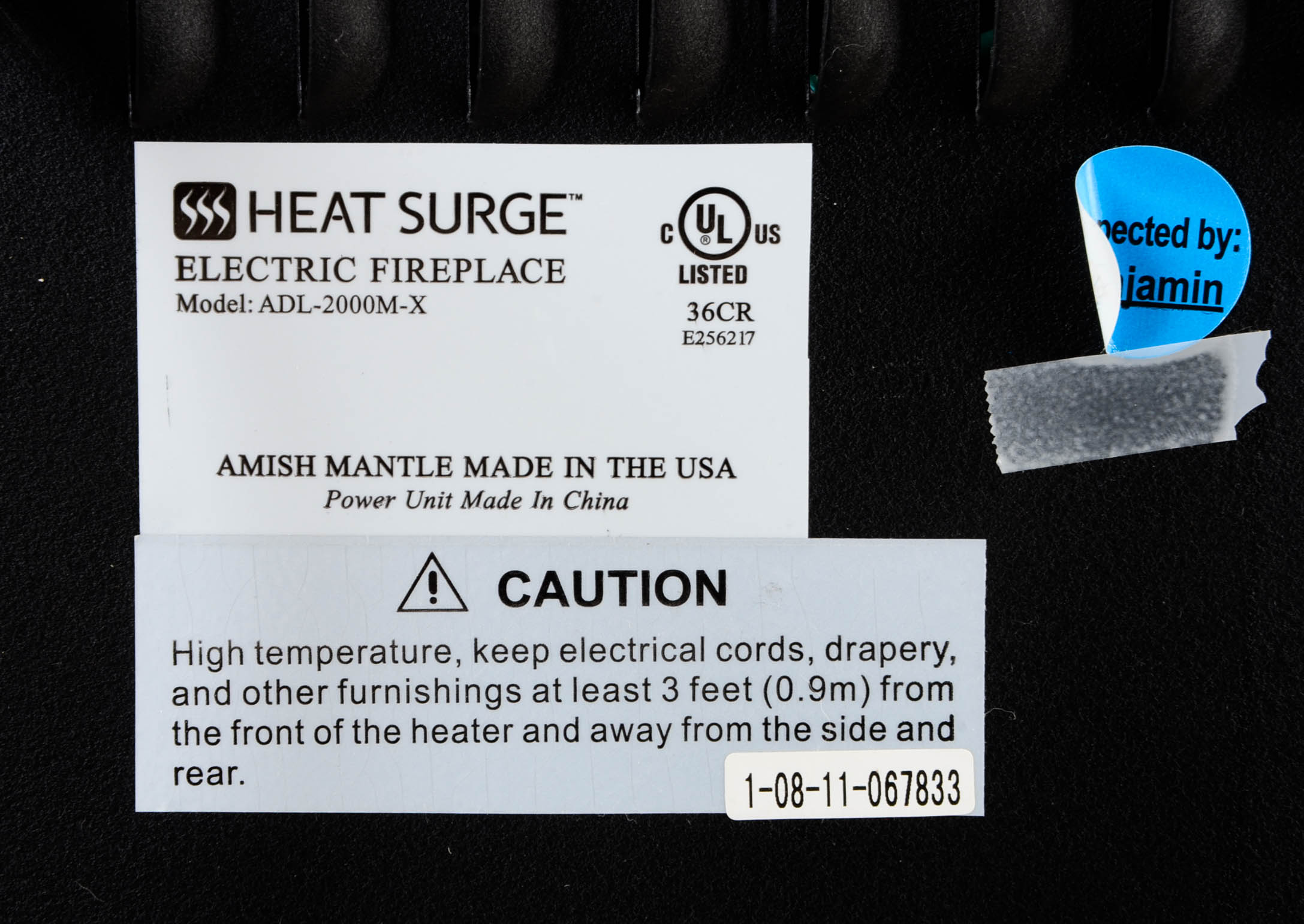 Heat Surge Fireless Flame Heater