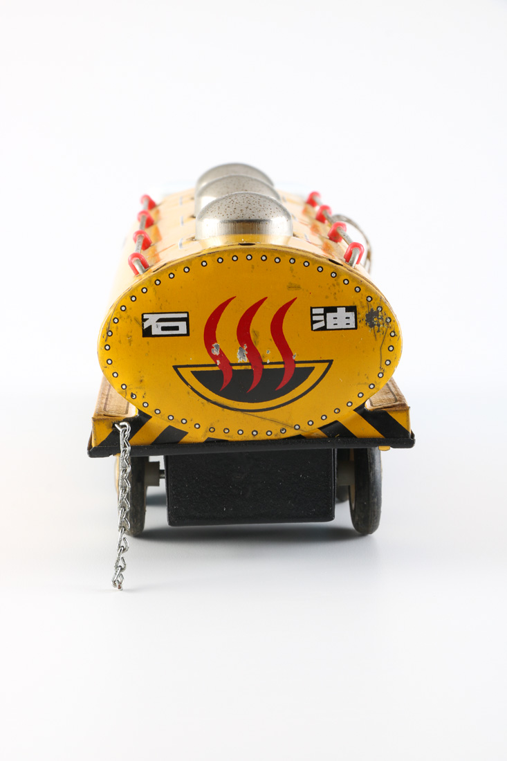 Vintage Tin Petrolette Oil Tanker Toy Truck