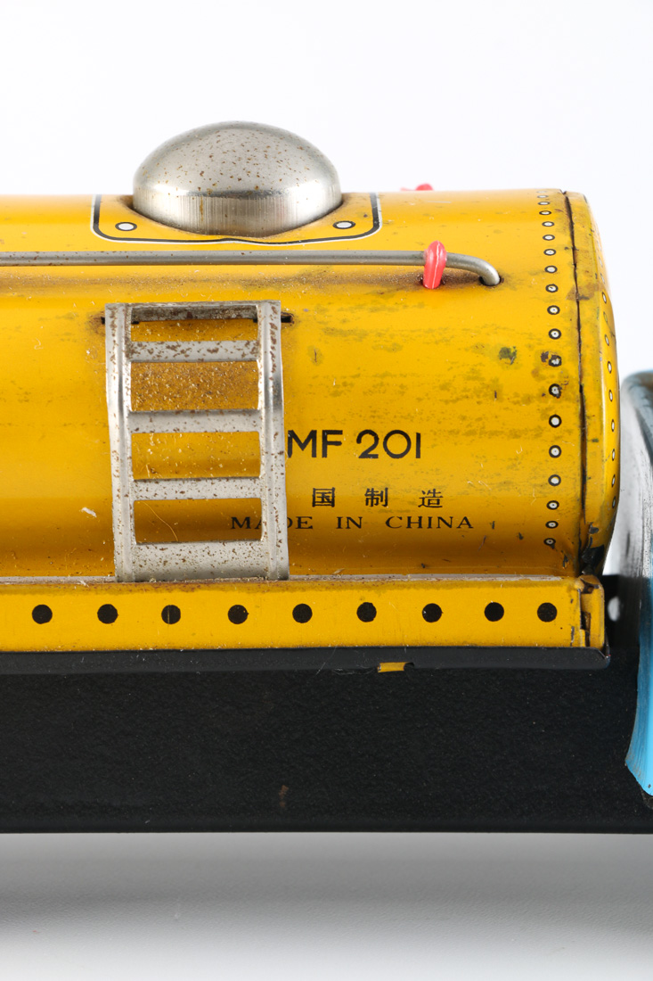 Vintage Tin Petrolette Oil Tanker Toy Truck