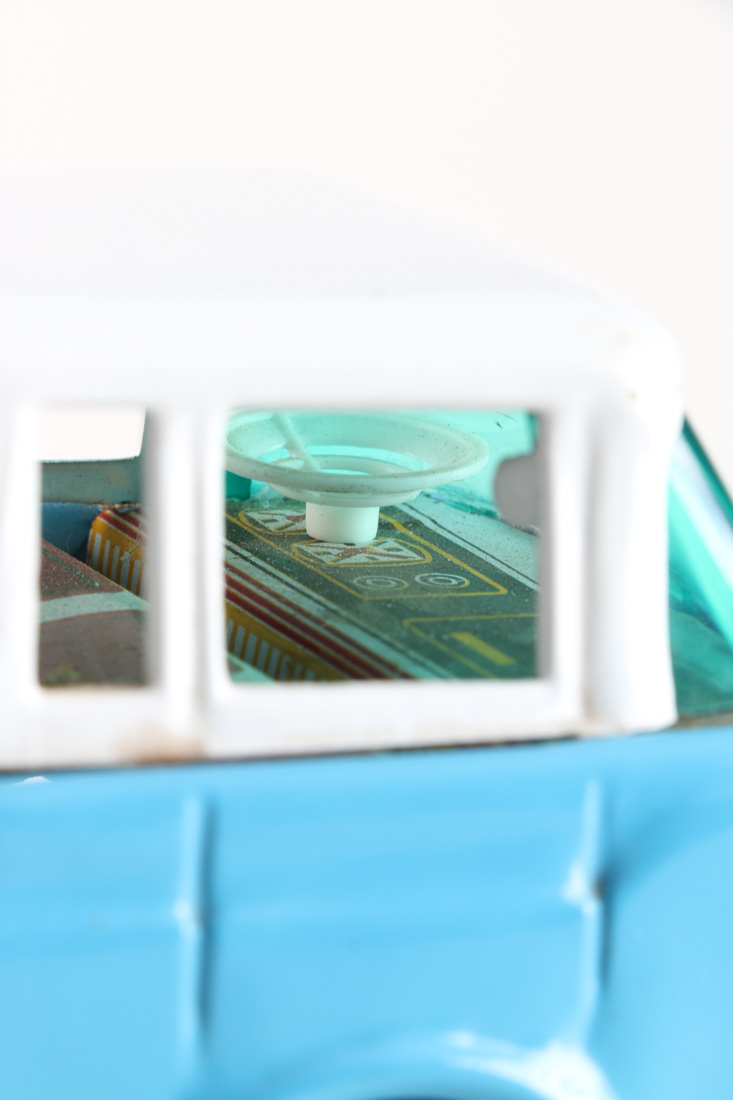 Vintage Tin Petrolette Oil Tanker Toy Truck