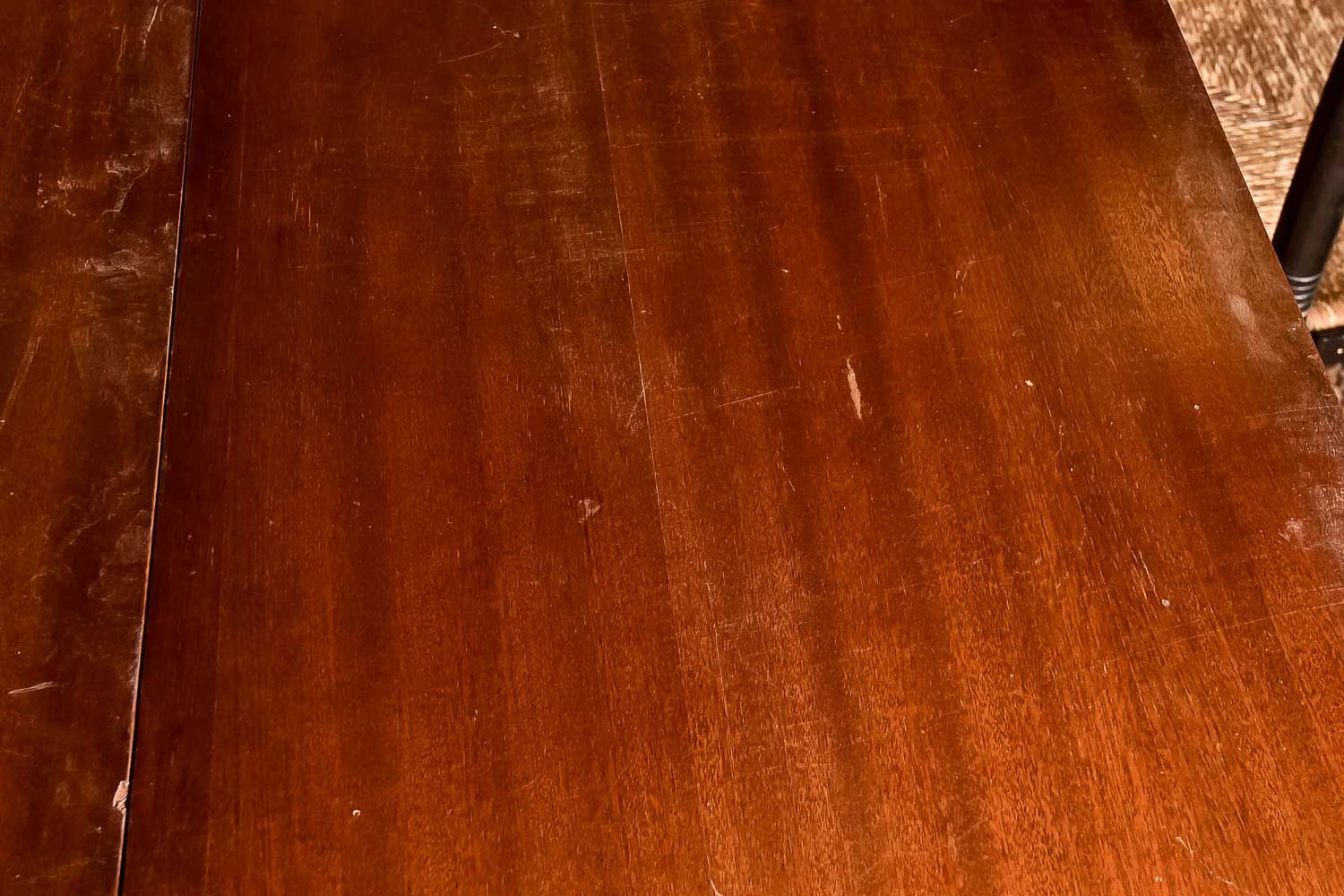 Vintage Duncan Phyfe Style Mahogany Dining Table