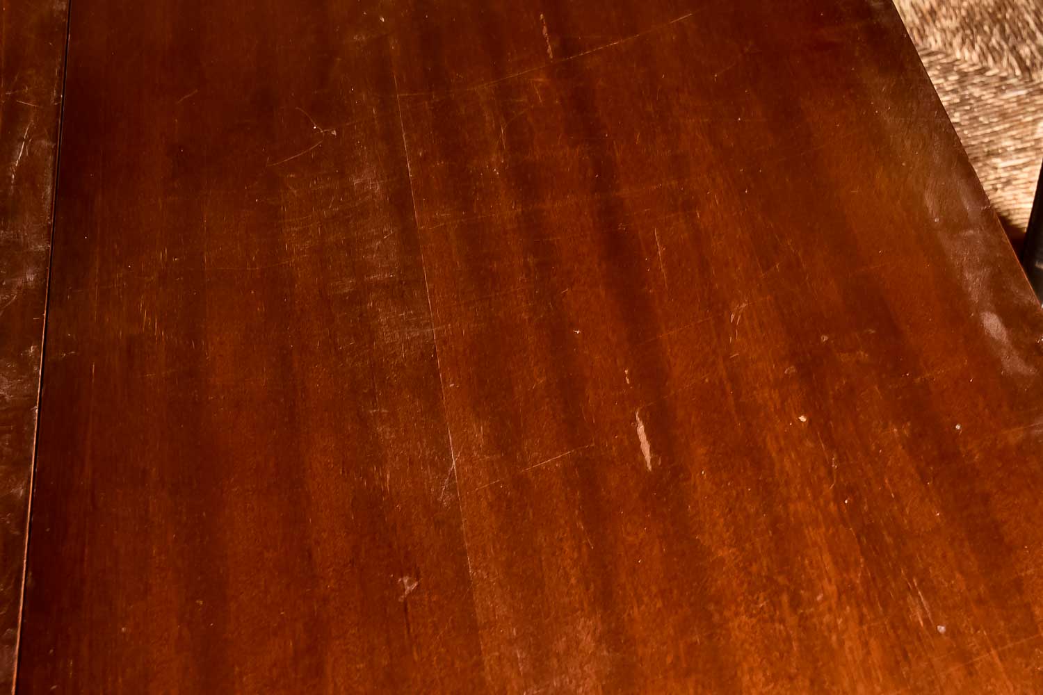 Vintage Duncan Phyfe Style Mahogany Dining Table