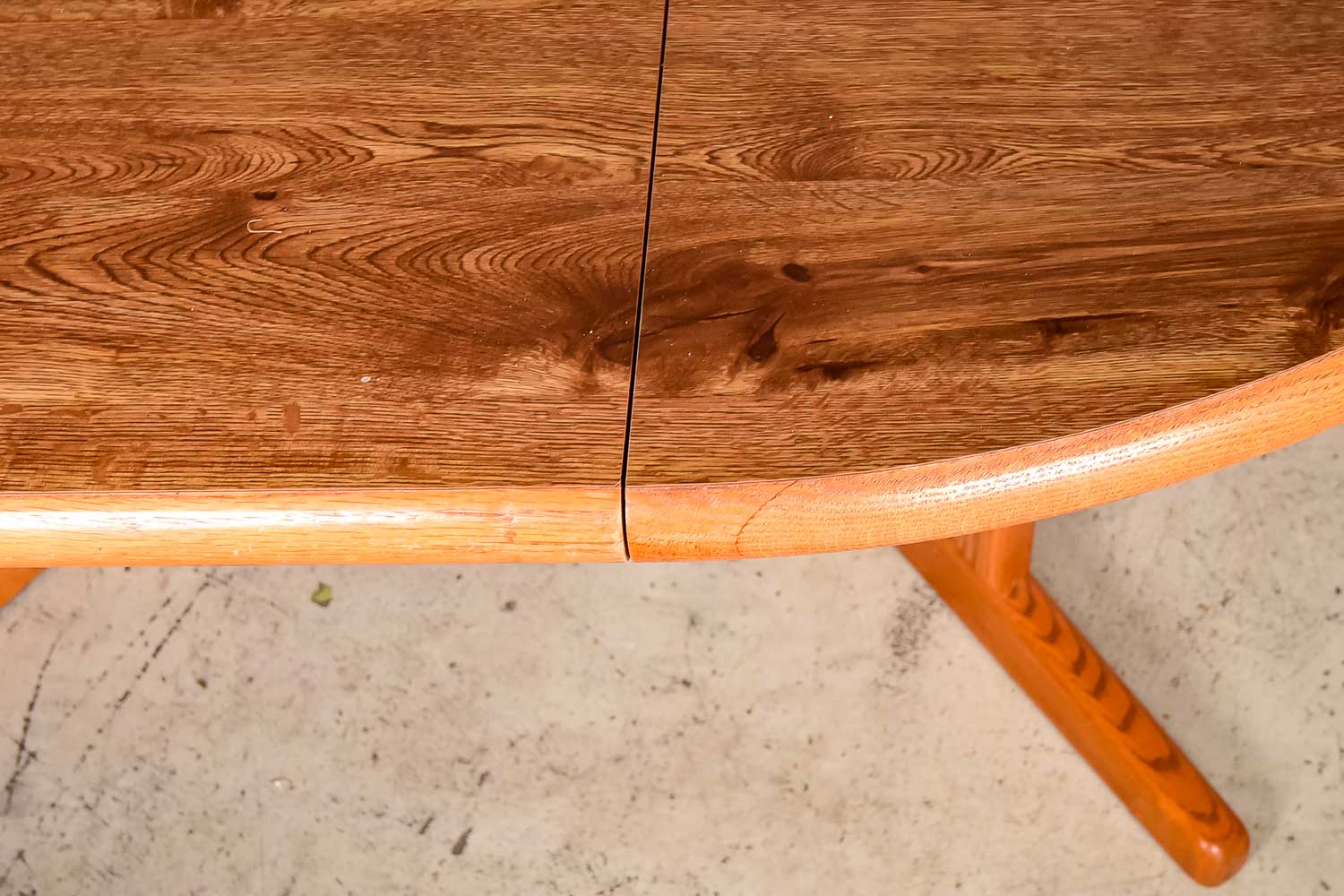 Contemporary Dining Table with Extra Leaf