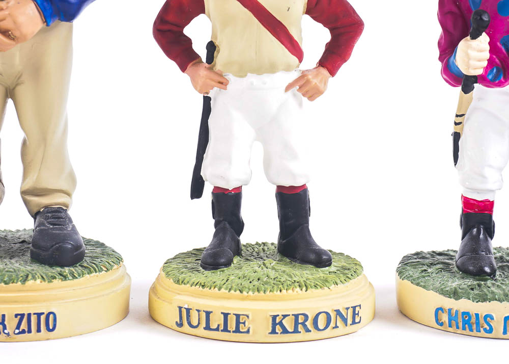 Horse Racing Jockey and Trainer Bobbleheads