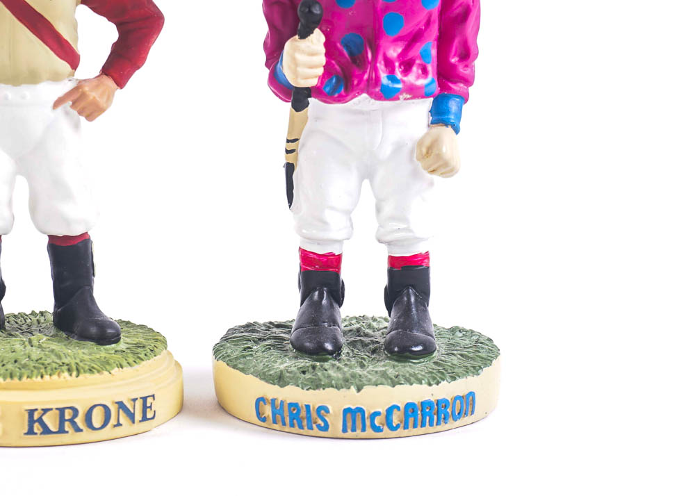 Horse Racing Jockey and Trainer Bobbleheads
