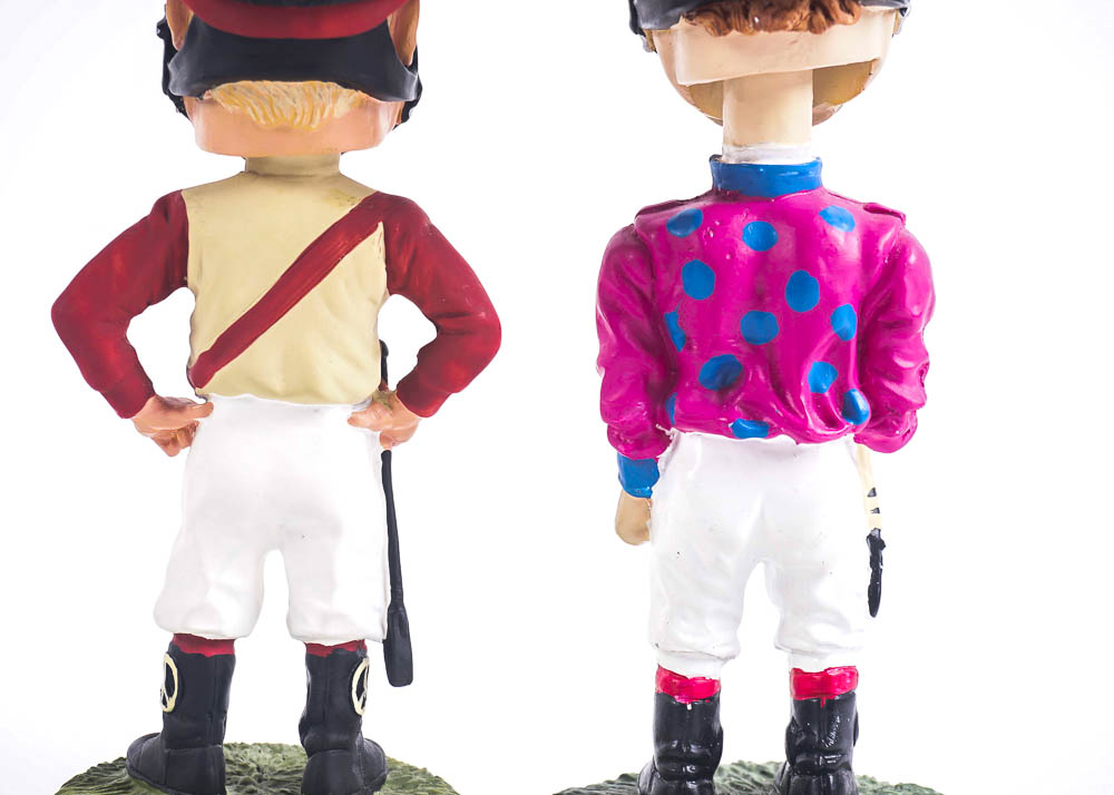 Horse Racing Jockey and Trainer Bobbleheads