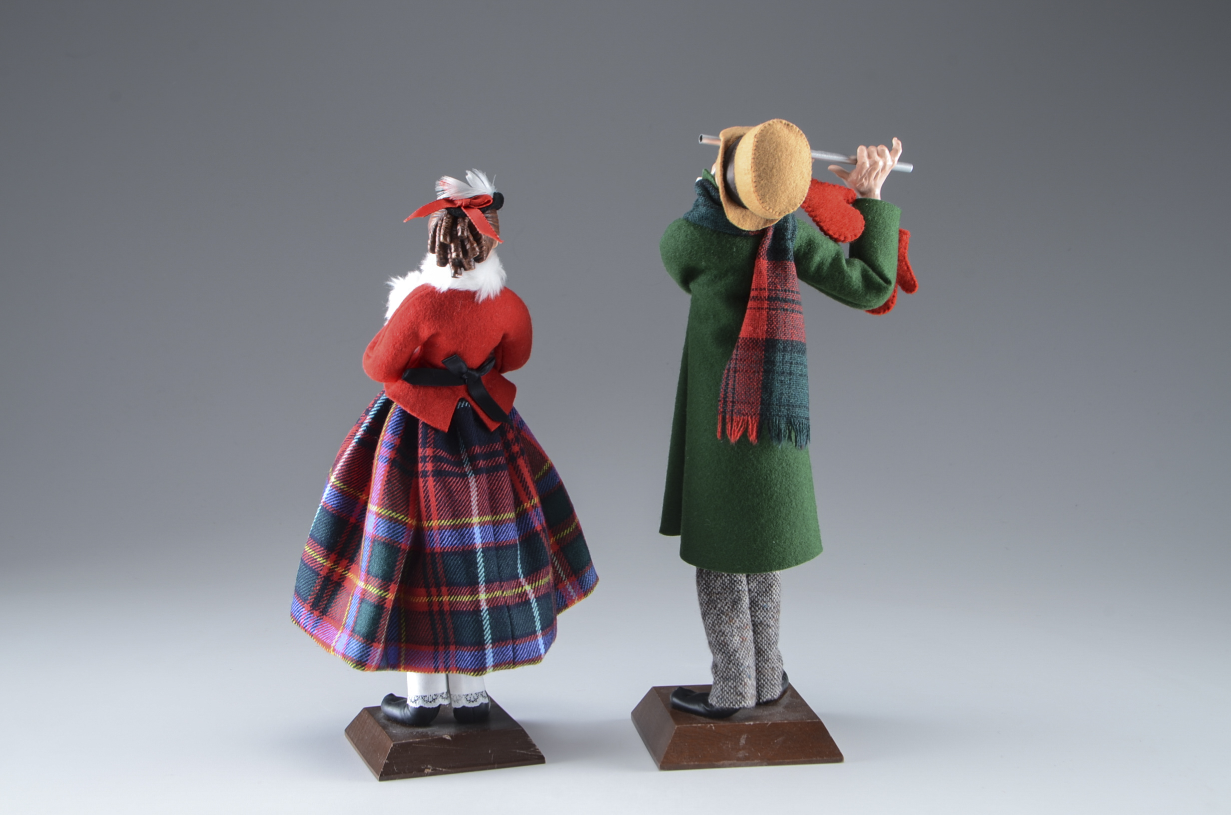 Assortment of Simpich Caroler Dolls
