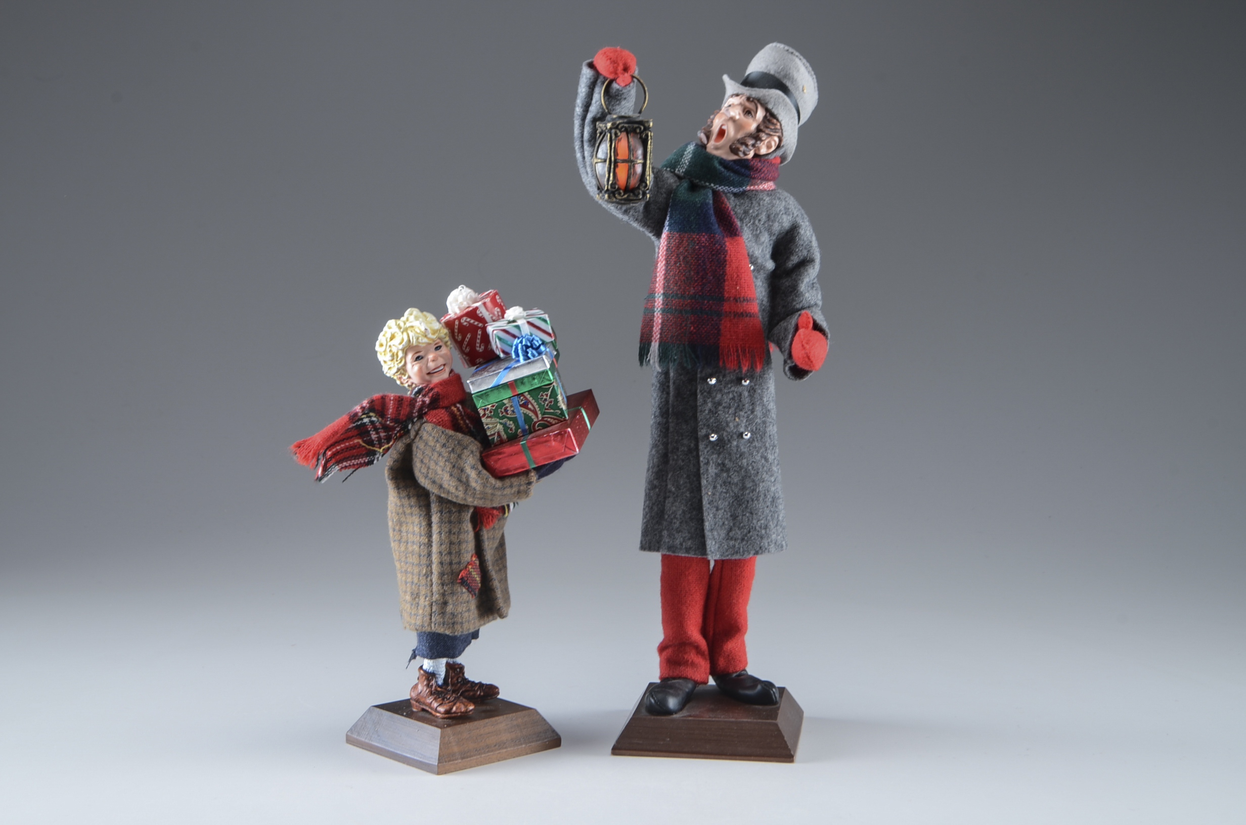 Assortment of Simpich Caroler Dolls