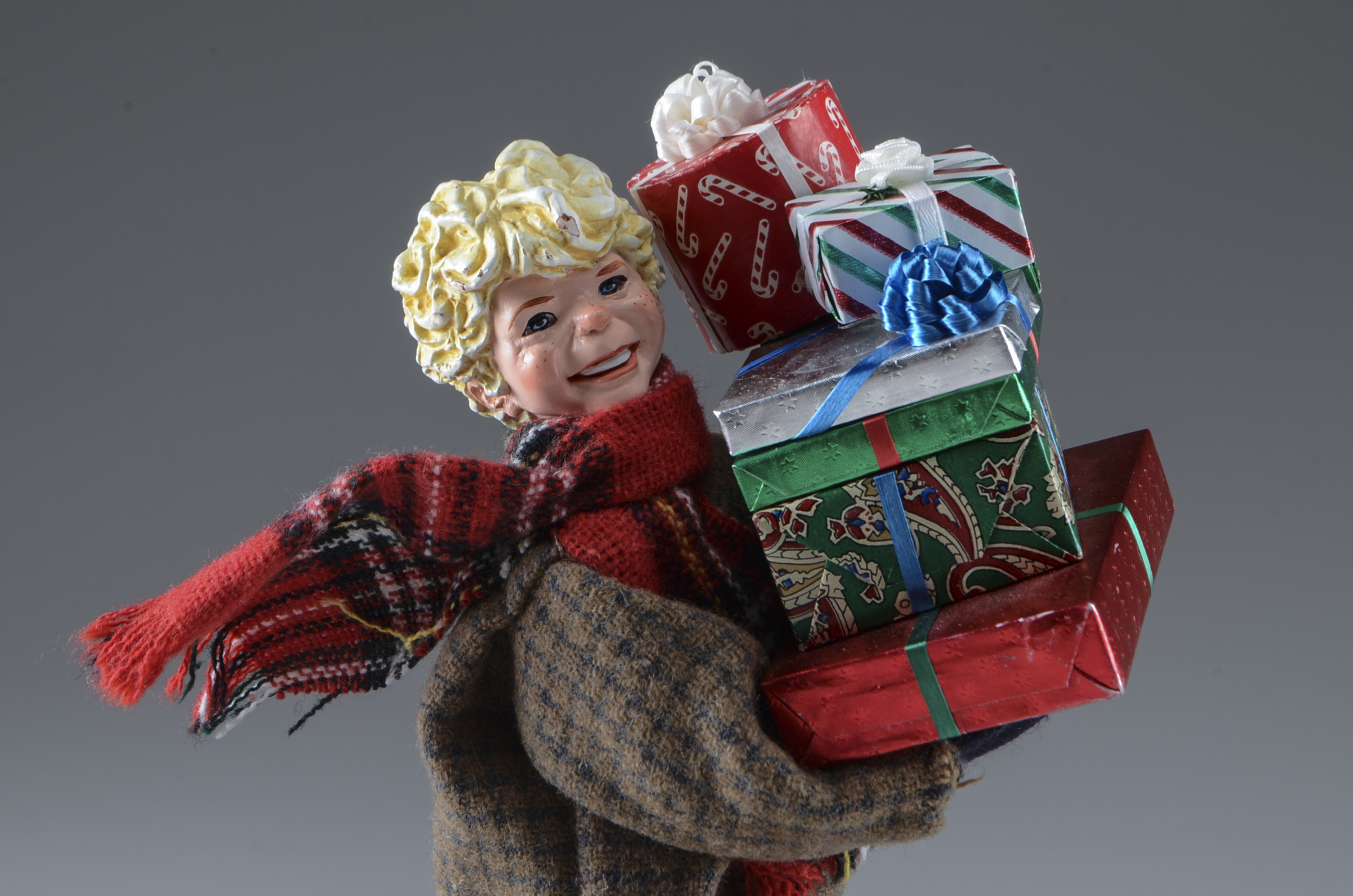 Assortment of Simpich Caroler Dolls