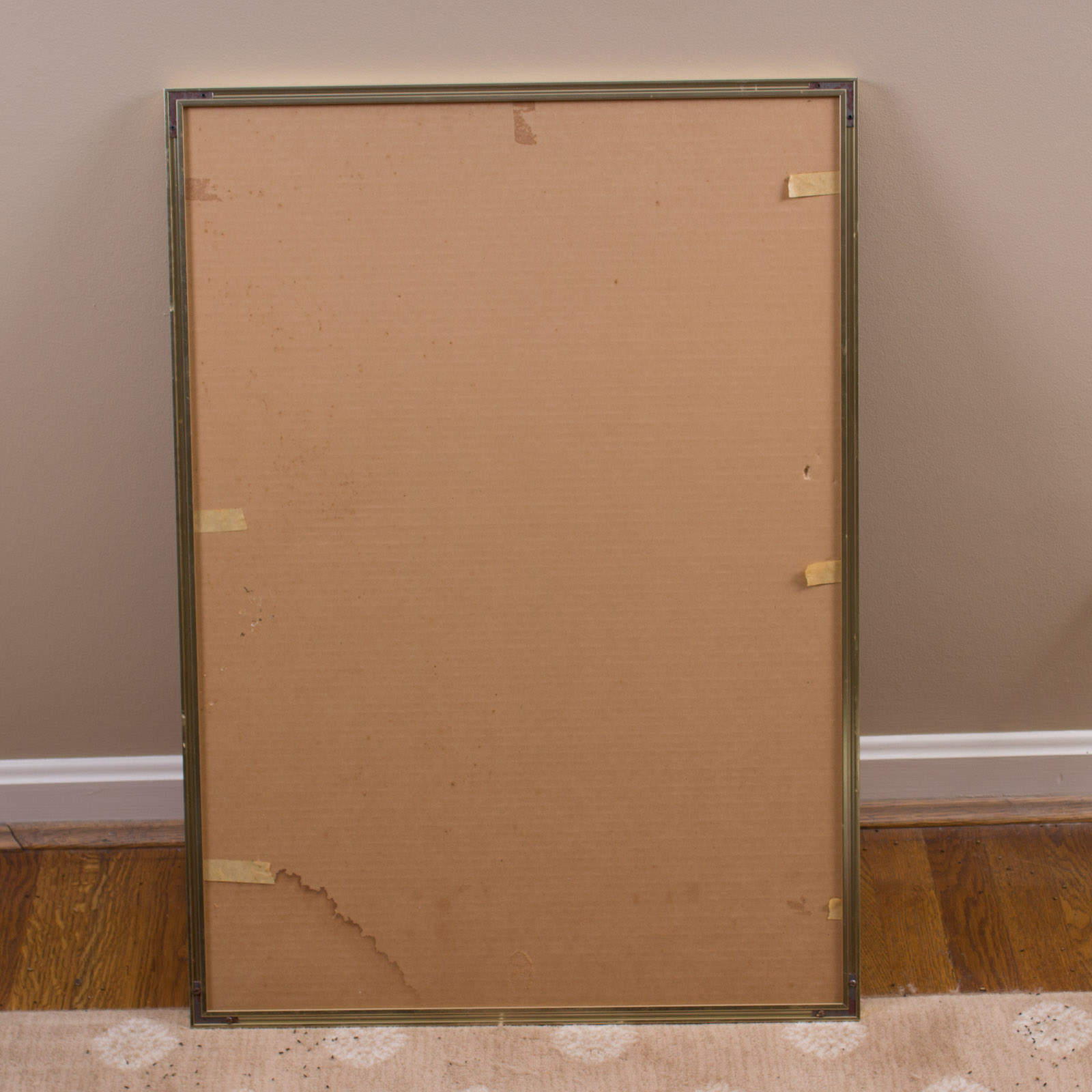 "Towa" Carleton College Comprehensive Exam Art Major's Print c. 1962