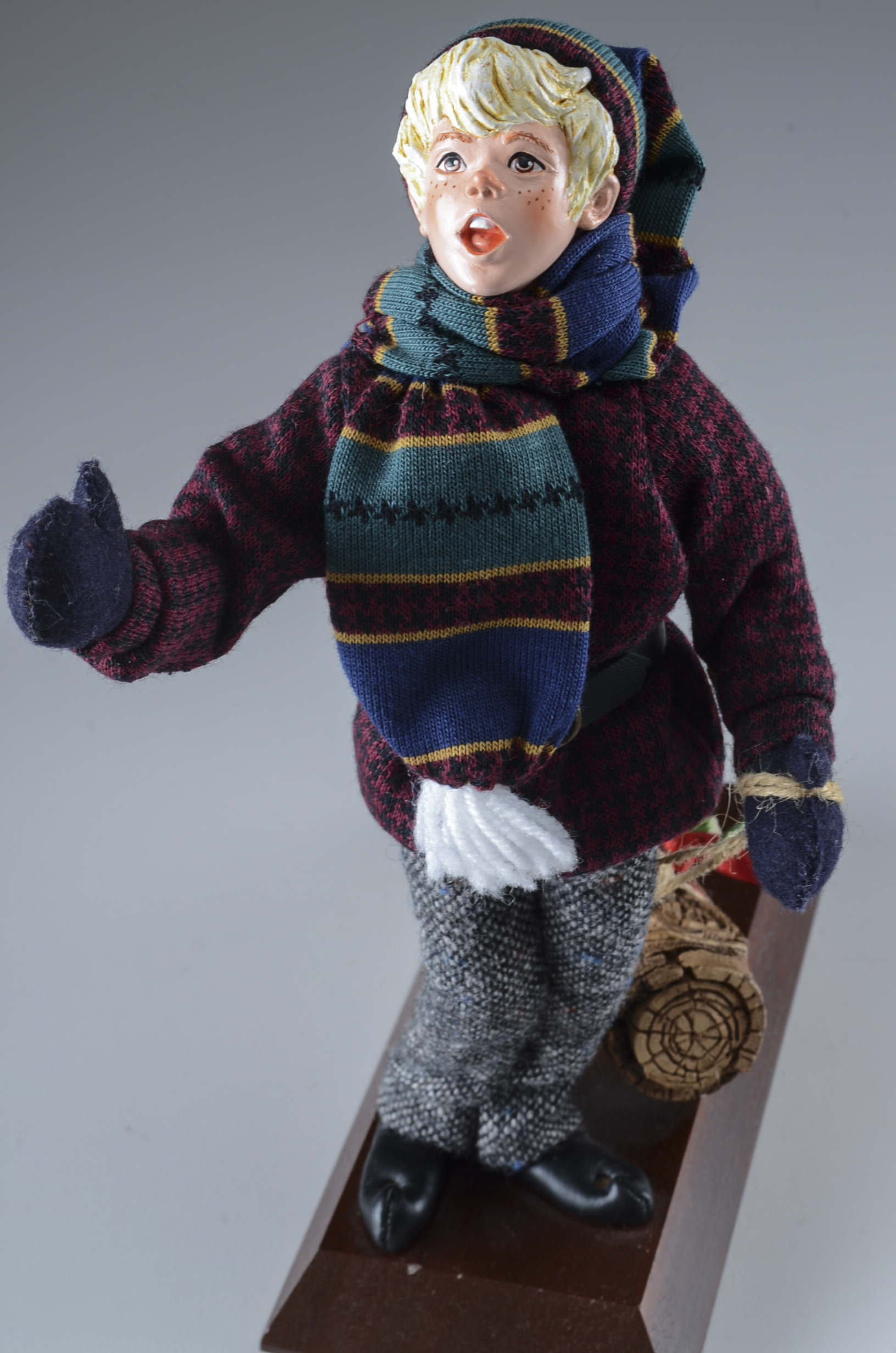 Assortment of Simpich Caroler Dolls