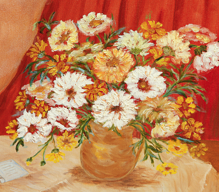 Dorothy Alexander Painting and Signed Photograph