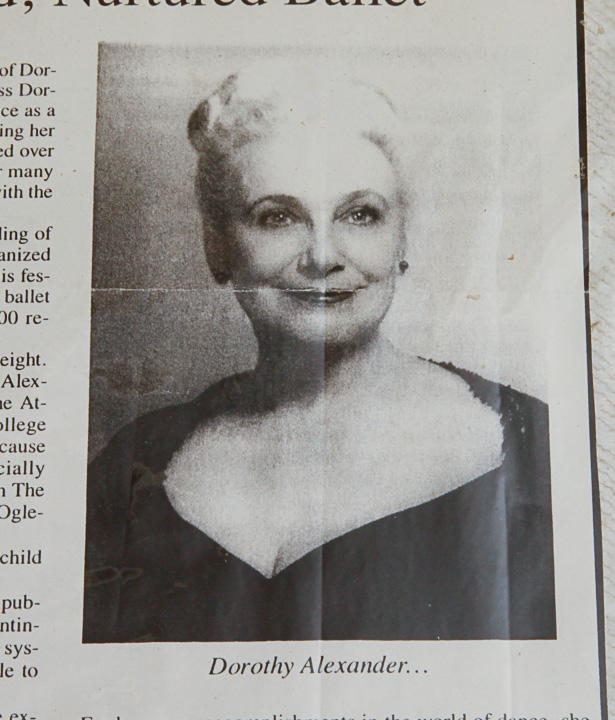 Dorothy Alexander Painting and Signed Photograph