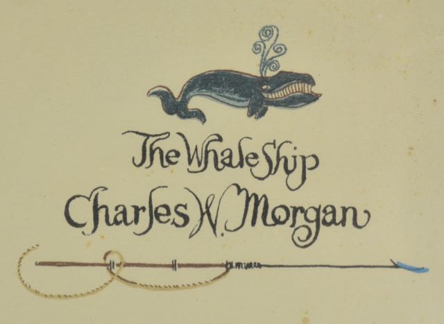 Joseph Phelan Chromolithograph "The Whale Ship Charles W. Morgan"