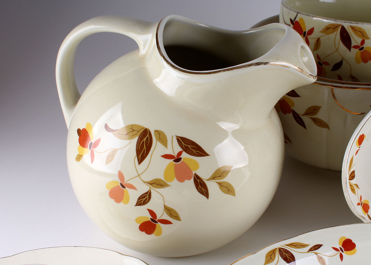 Vintage Hall's Superior "Autumn Leaf" Mary Dunbar Dinnerware