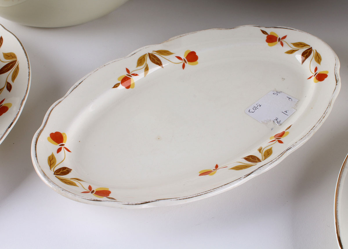 Vintage Hall's Superior "Autumn Leaf" Mary Dunbar Dinnerware
