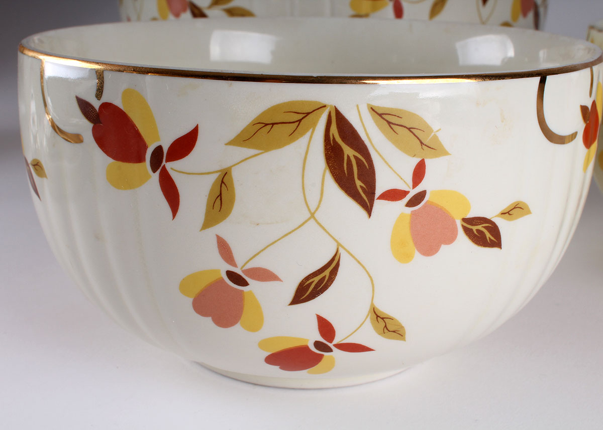 Vintage Hall's Superior "Autumn Leaf" Mary Dunbar Dinnerware