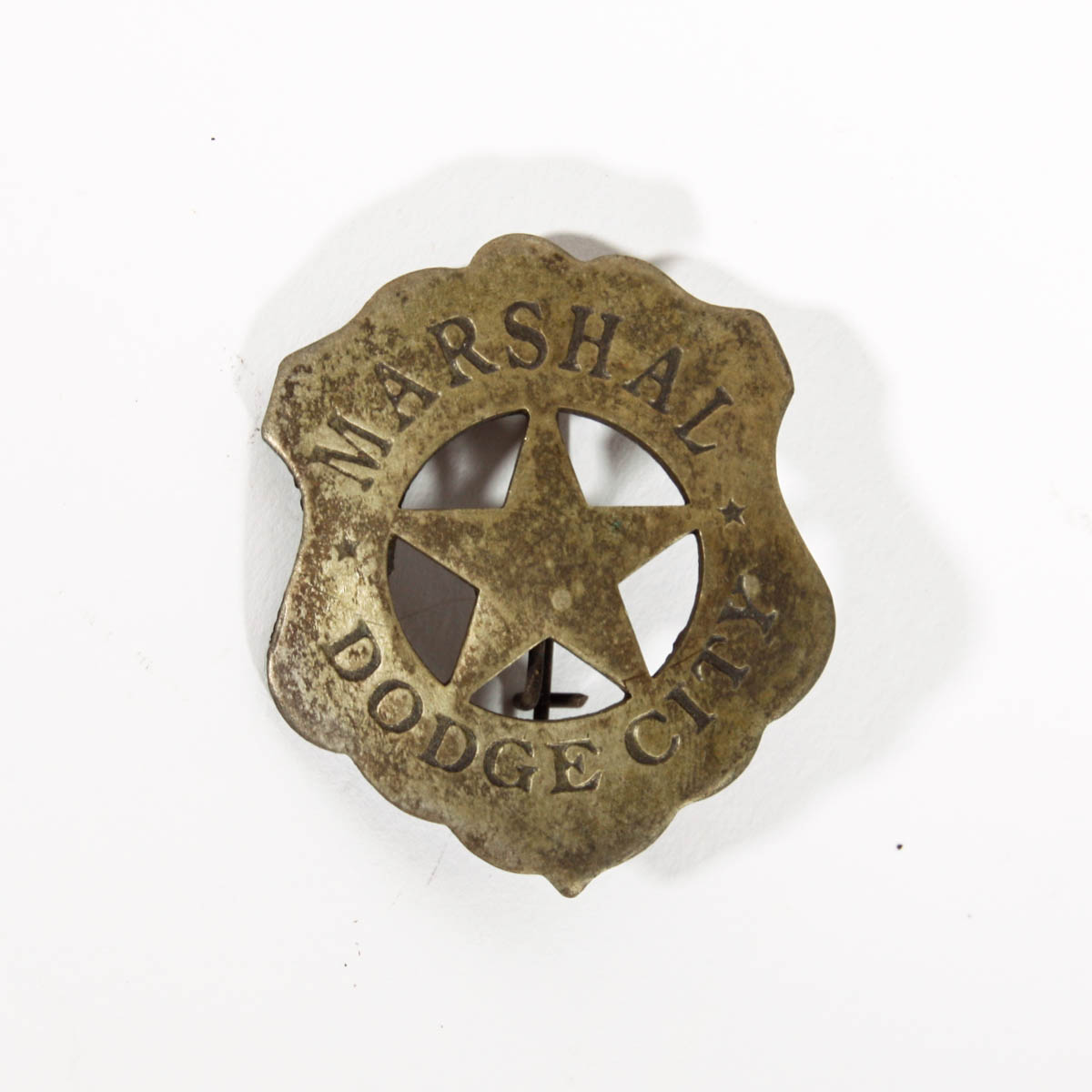 Authentic Vintage Dodge City Marshal Badge