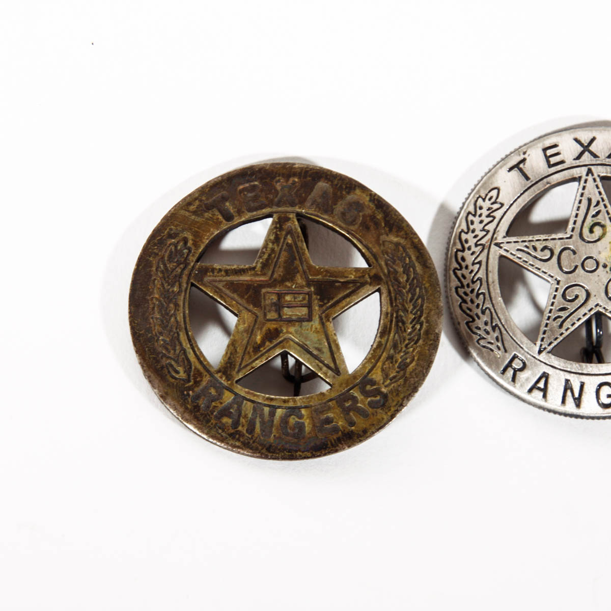 Collection of Vintage Texas Ranger Badges