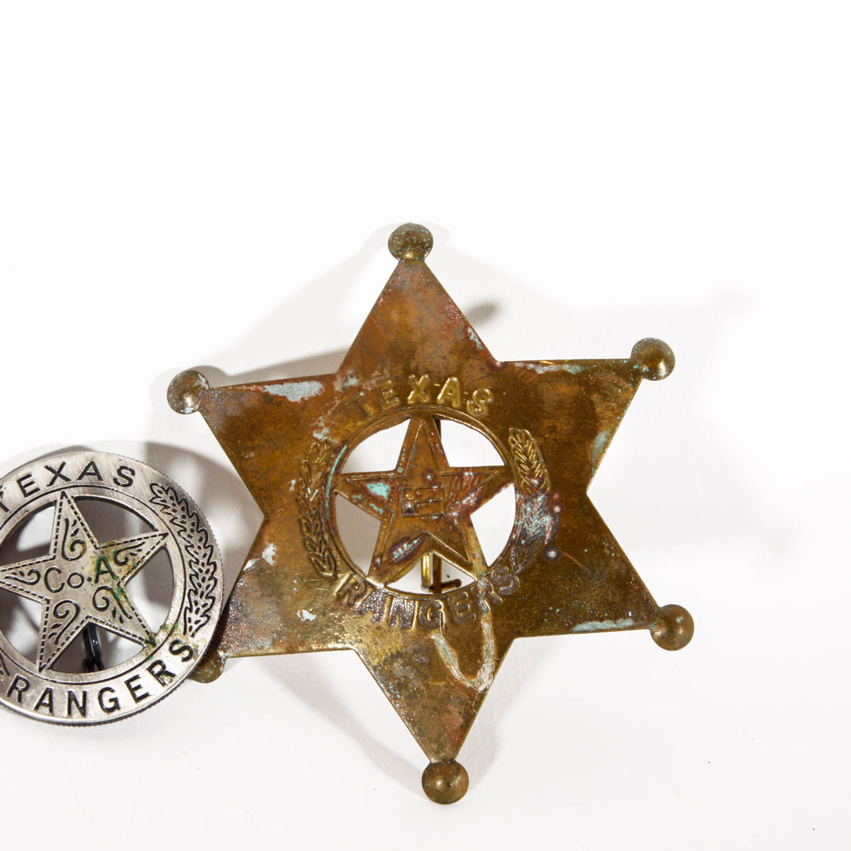 Collection of Vintage Texas Ranger Badges