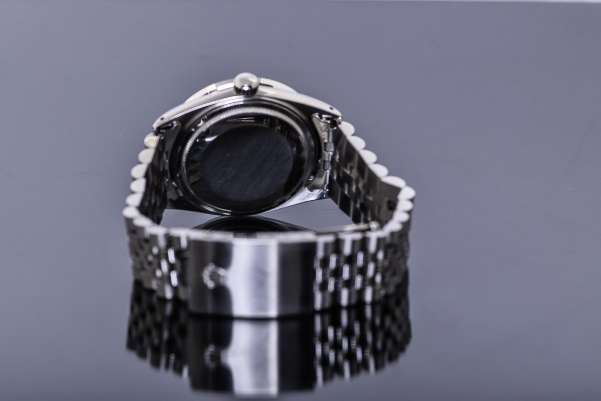 Men's Rolex Datejust Stainless Steel with Diamond Bezel Watch