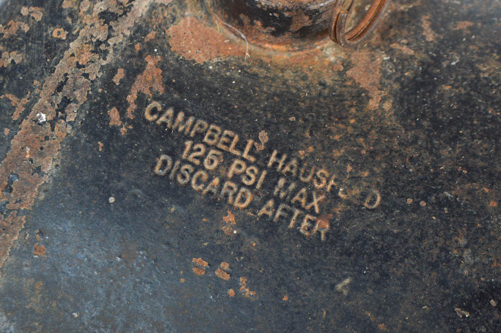 Vintage Campbell Hausfeld Portable Air Tank