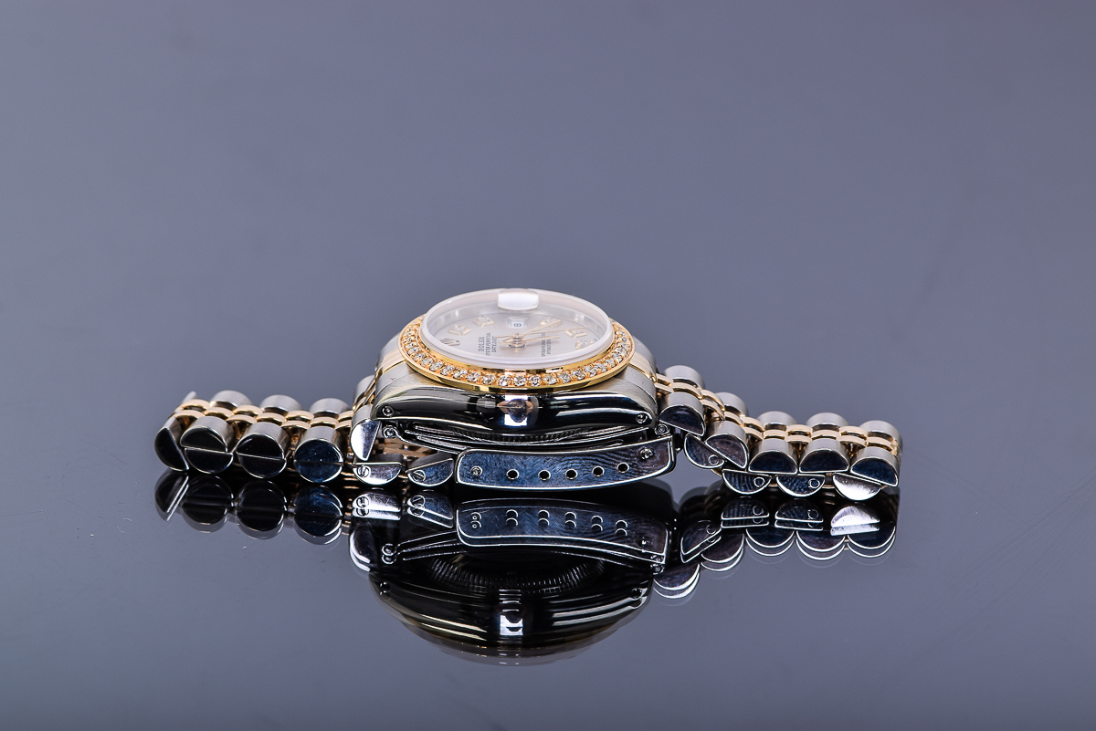 Women’s Rolex Datejust Two-Tone Stainless Steel & 18K Gold Diamond Watch