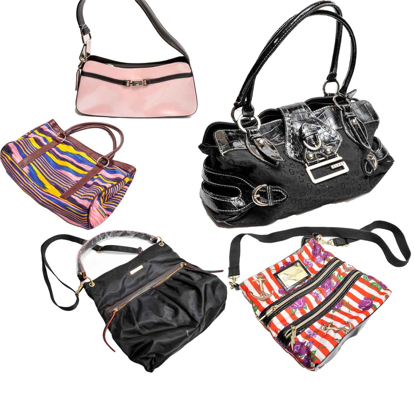 Collection of Five Handbags Including Missoni