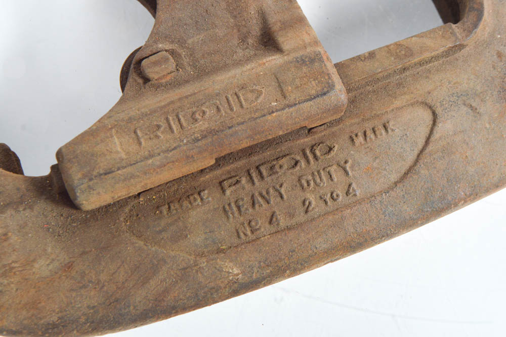 Vintage Ridgid No 4 Huge Pipe Cutter
